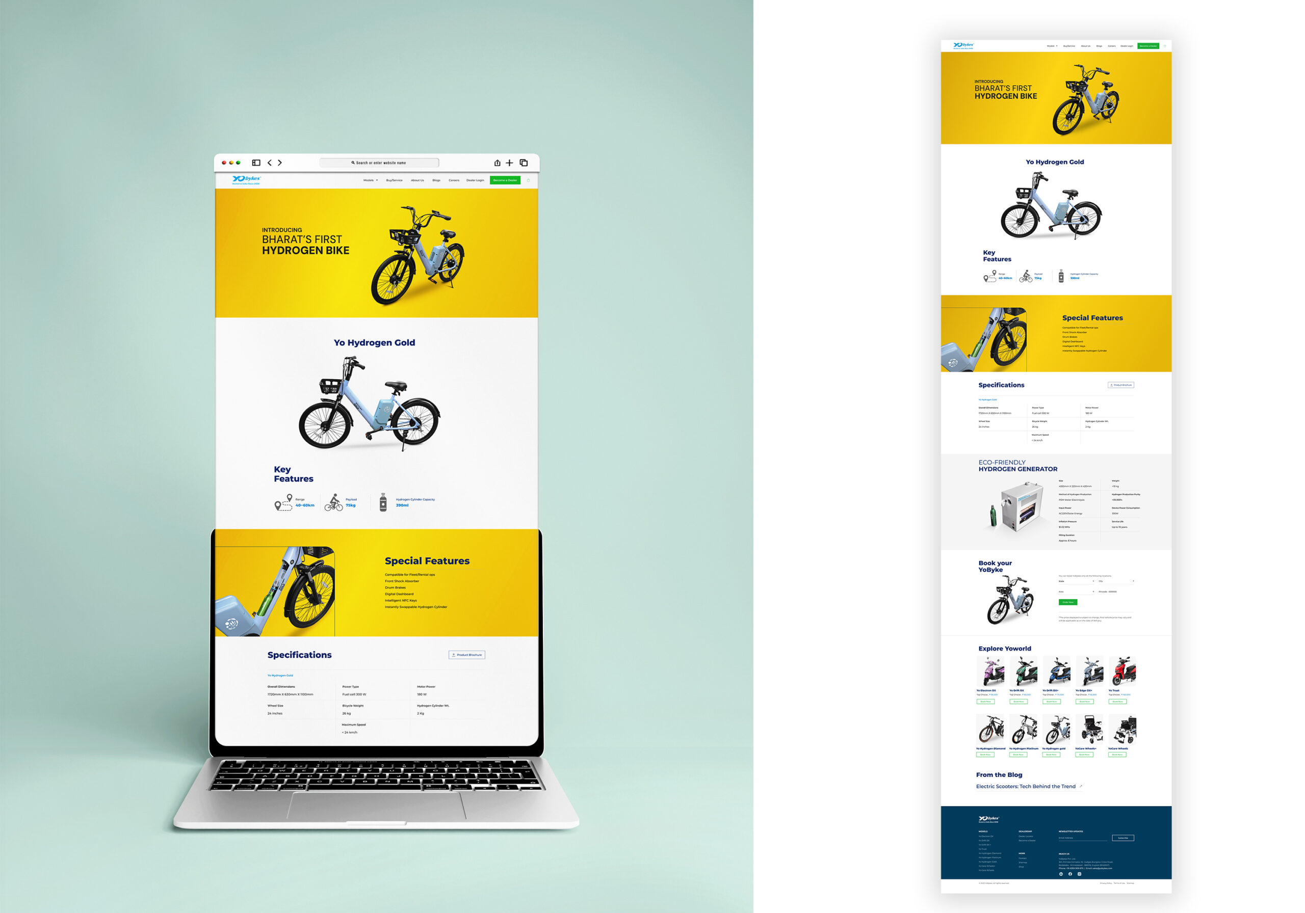 Corporate Website Homepage