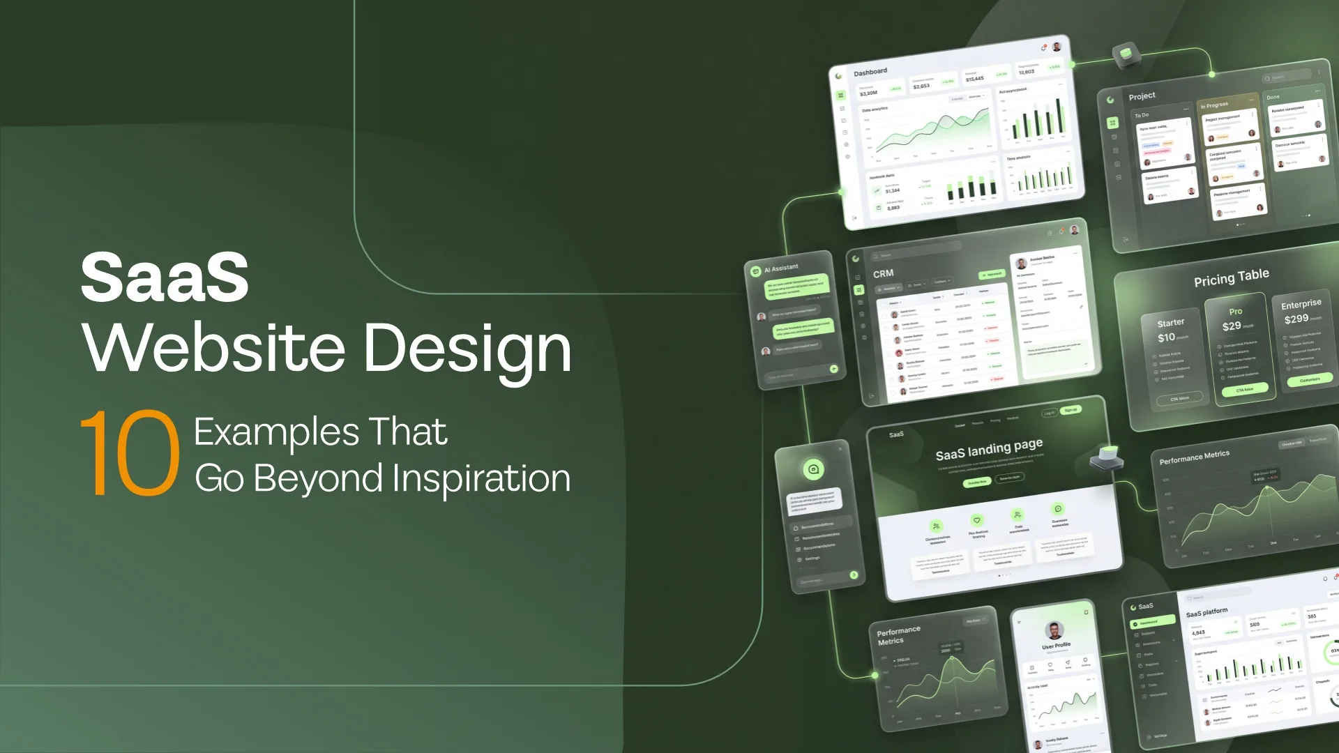 10 SaaS Website Design Examples